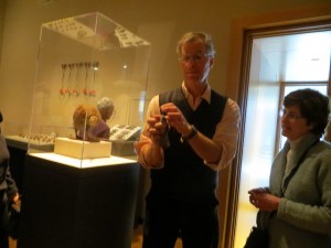 Nathaniel Wheelwright, Anne T. and Robert M. Bass Professor of Natural Sciences leads gallery talk in The Object Show