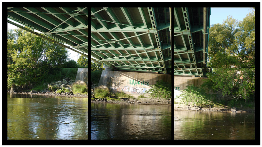 Under the Auburn/Lewiston Bridge, 2010