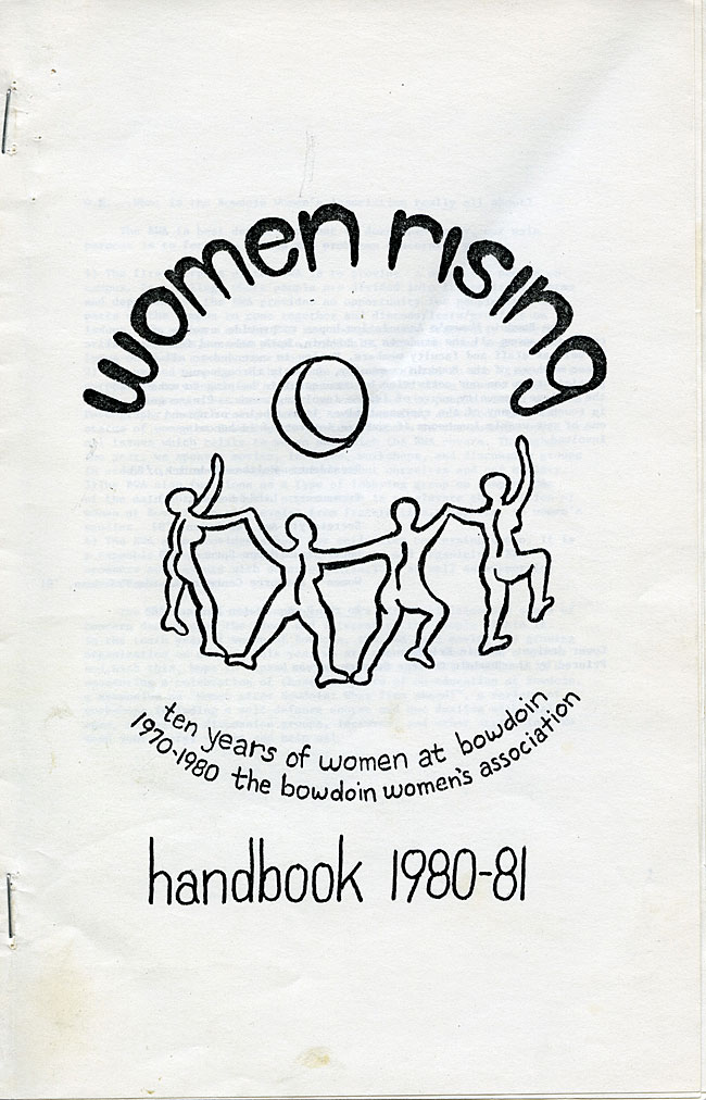 CS63 Page 1 - Bowdoin Women's Association Handbook 