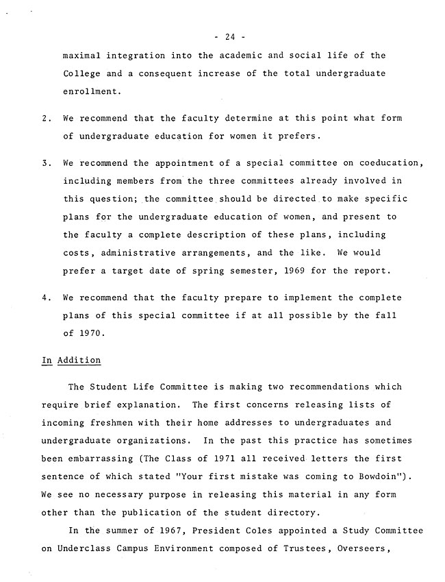 The Annual Report of the Student Life Committee 1968 (excerpt: coordinate colleges) - sb-8-page-12