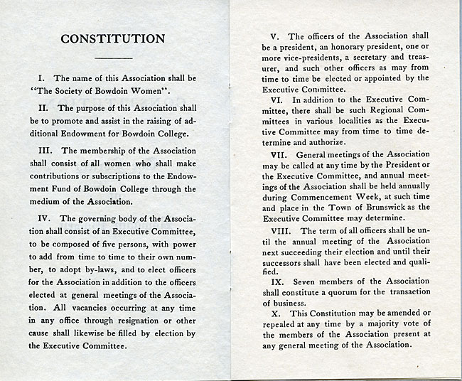 Society of Bowdoin Women Constitution - sc4-1.1