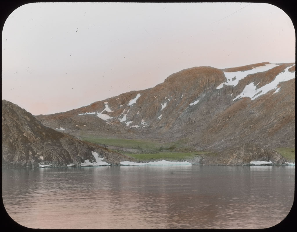 Donald Baxter MacMillan; Coastline, Northwest Greenland; 1913-1917; image; silver gelatin on glass; 10.16 cm x 8.26 cm x 0.64 cm (4 in. x 3 1/4 in. x 1/4 in.); TGM; North America