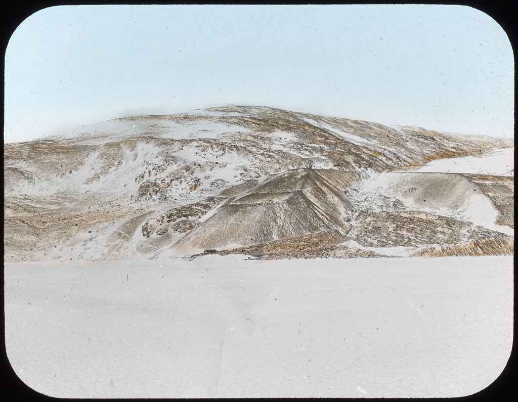 Donald Baxter MacMillan; View From Borup Lodge; 1913-1917; image; silver gelatin on glass; 10.16 cm x 8.26 cm x 0.64 cm (4 in. x 3 1/4 in. x 1/4 in.); TGM; North America